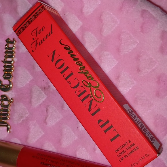 3/$30 NIB Too Faced Lip Injection Extreme Lip Plumper - Strawberry Kiss - Picture 4 of 7
